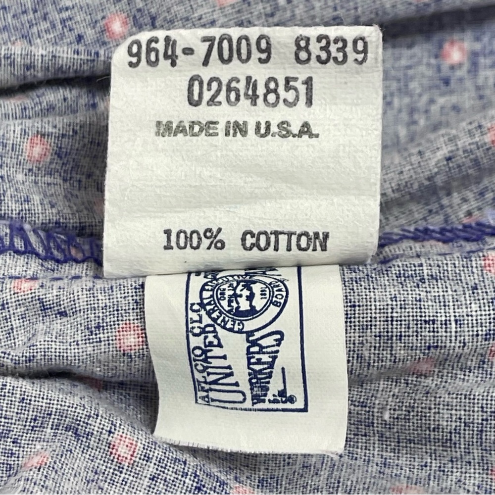 OshKosh B’Gosh Vintage Girls Nautical Wide Leg Polka Dot Pleated Shorts Blue 6X - Picture 6 of 6